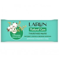 LARUN Natural Care Мыло твердое туалетное Овсяное молочко 70г